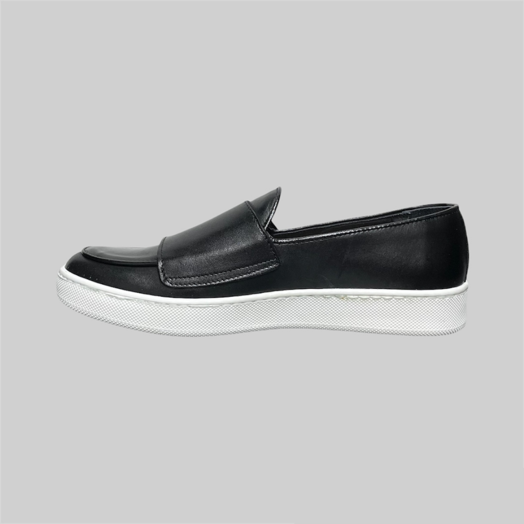 Double buckle sneaker - Nero