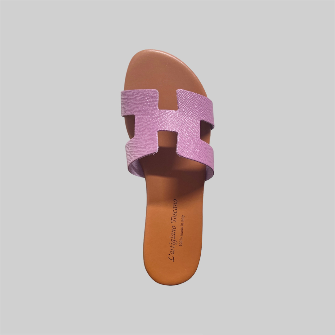 Sandalo H - Lilla Stampato